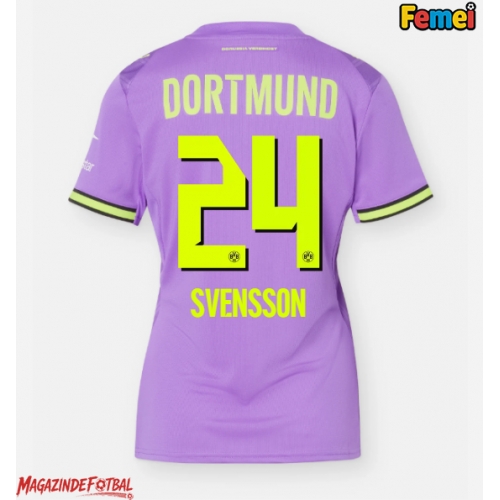 Borussia Dortmund Daniel Svensson #24 Tricou Fotbal Replică 2026-27 Femei Treilea Borussia Dortmund Daniel Svensson #24 Tricou Fotbal Replică 2026-27 Femei Treilea